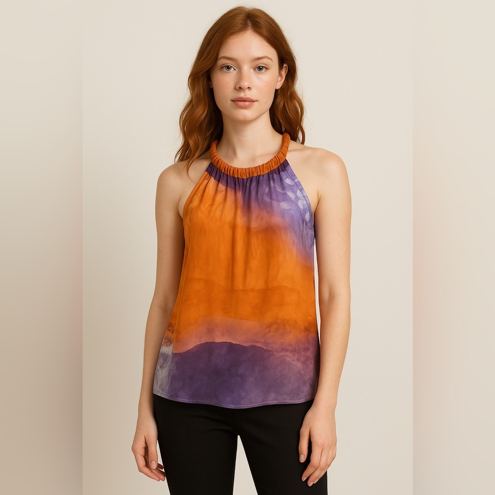 Elie Tahari Silk Sleeveless Top
